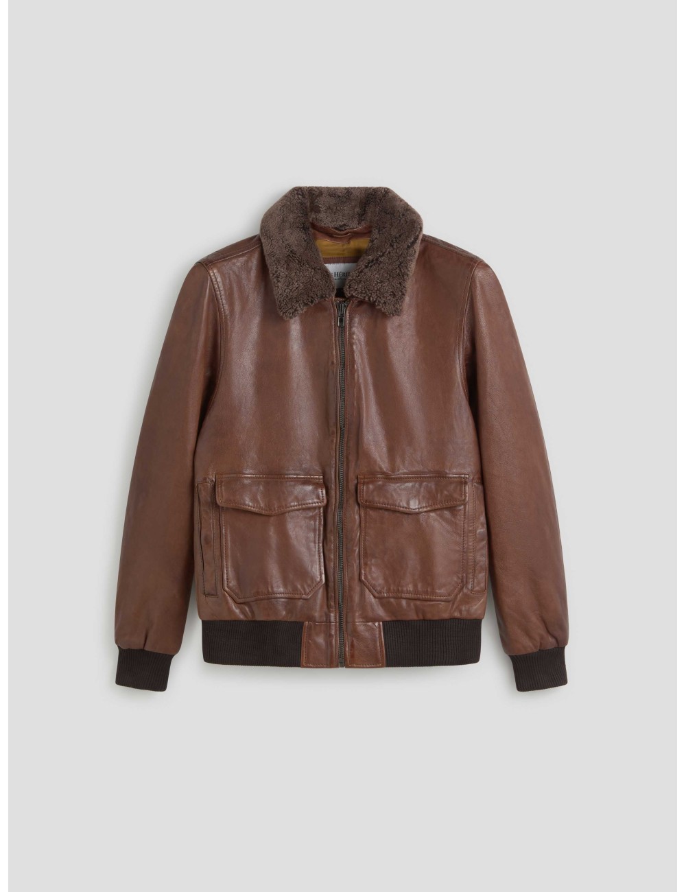 Chaqueta ONYAR JAKET de LES HÉRITIERS en color marrón, diseñada para hombre - MARFRANC