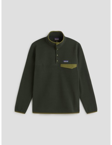 Forro polar Snap-T de Patagonia en color Old Growth Green PARA HOMBRE - MARFRANC