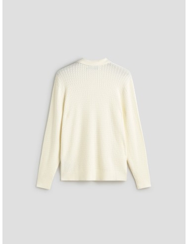Polo Merla de Les Héritiers en color White Vintage, una pieza sofisticada para hombre - MARFRANC