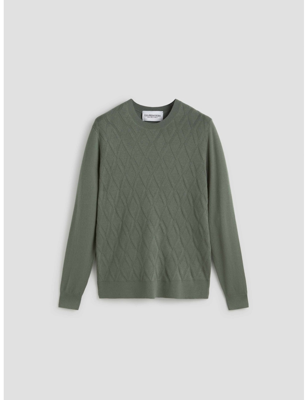 El Jersey Puput Knit de Les Héritiers en color Chill Khaki para hombre - MARFRANC