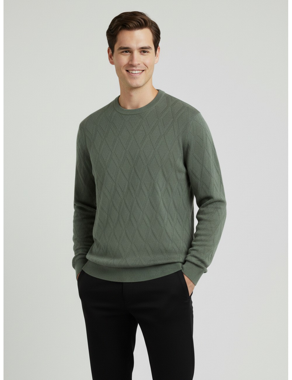 El Jersey Puput Knit de Les Héritiers en color Chill Khaki para hombre - MARFRANC