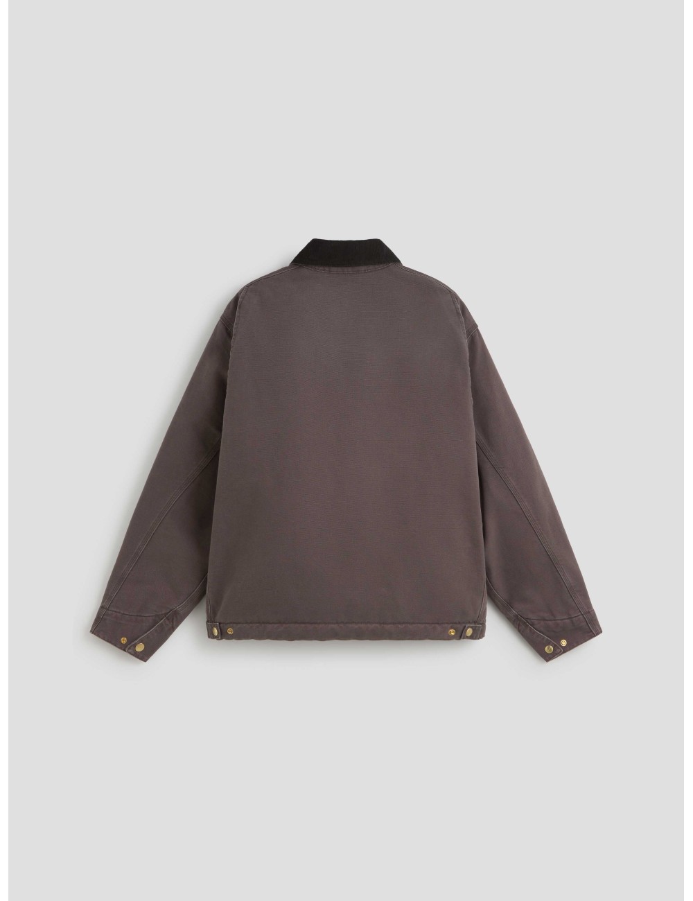 Chaqueta OG Detroit de Carhartt WIP en color Tobacco/Black Stone Canvas para hombre - MARFRANC