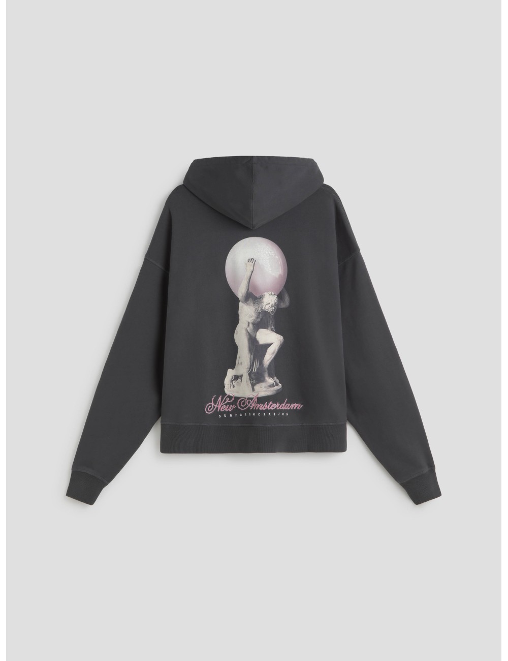 Hoodie Atlas de New Amsterdam Surf Association en color negro para hombre - MARFRANC Hoodie Atlas de New Amsterdam Surf Association en color negro para hombre - MARFRANC