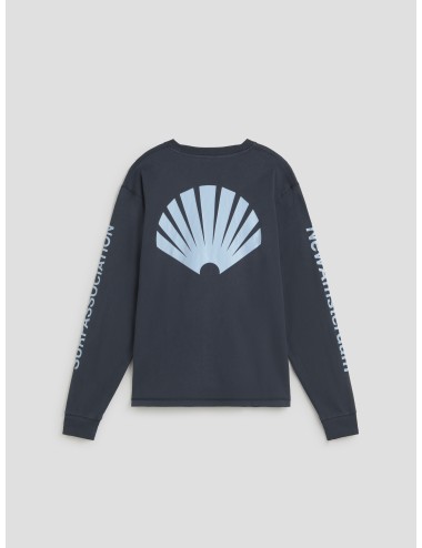 Longsleeve Logo de New Amsterdam Surf Association en Navy / Denim Blue para hombre - MARFRANC