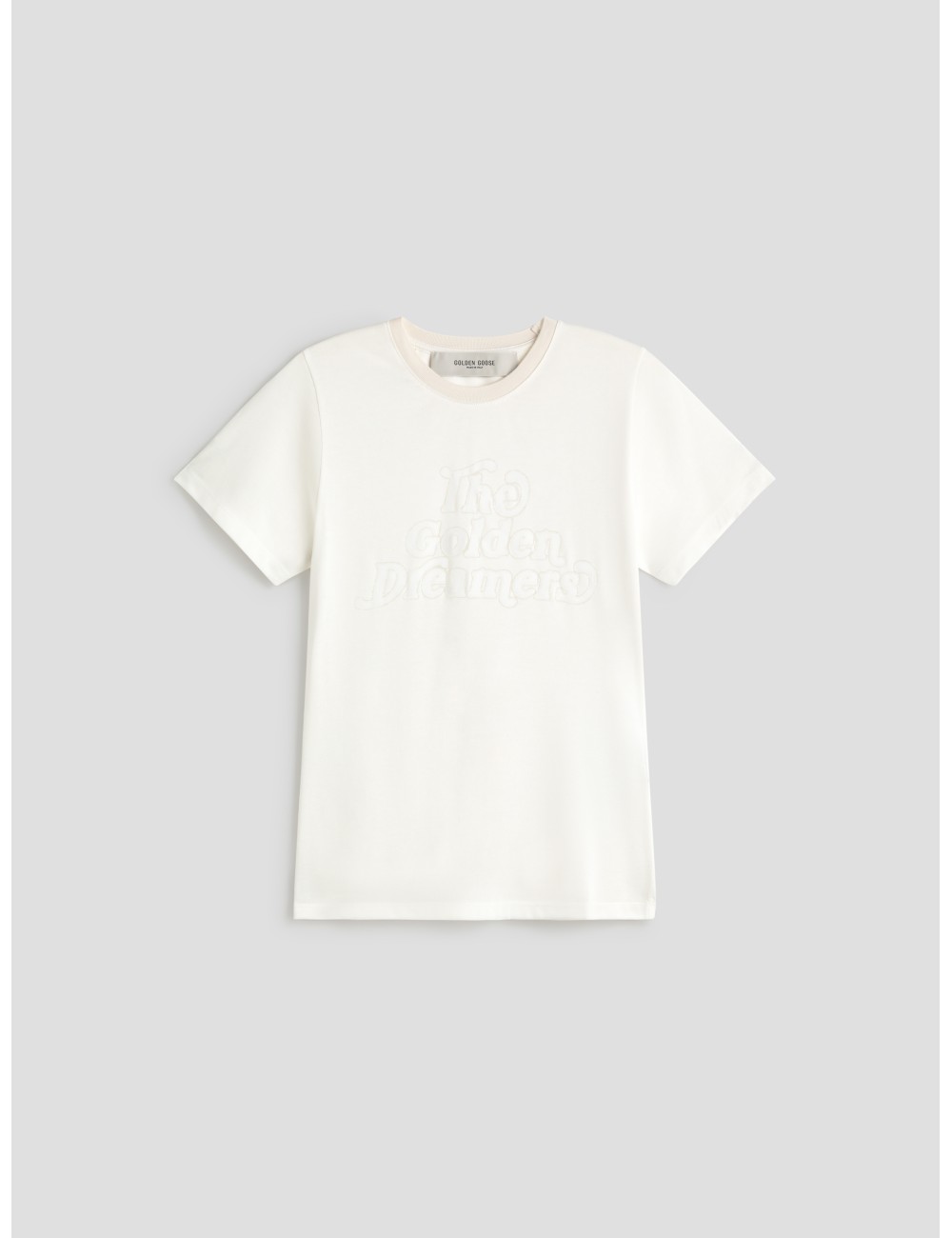 Camiseta Golden Goose Olivia Slim en tono Artic Wolf para mujer - MARFRANC