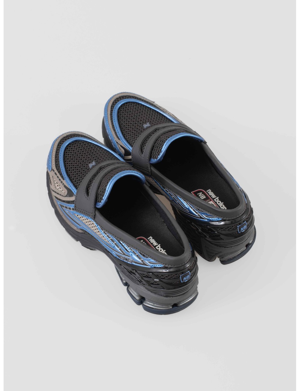 Zapato New Balance 1906LAR hombre mocasín deportivo negro gris azul suela ABZORB SBS - MARFRANC