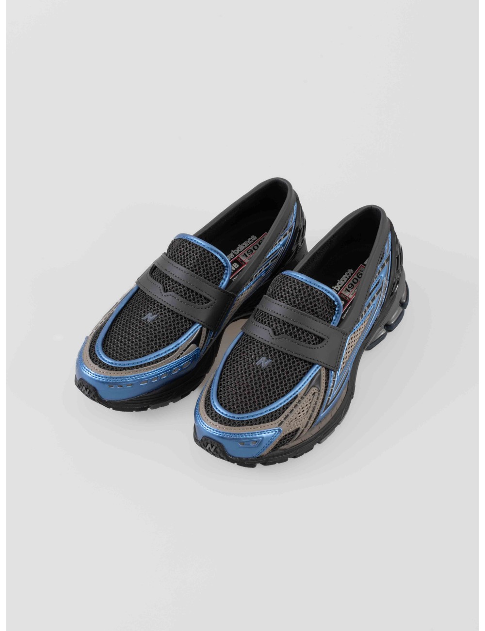 Zapato New Balance 1906LAR hombre mocasín deportivo negro gris azul suela ABZORB SBS - MARFRANC