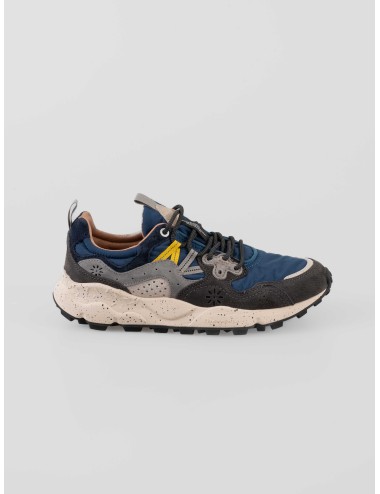 Zapatillas Flower Mountain Yamano 3 hombre Grey-Navy nylon técnico y ante con suela dentada de goma - trekking - MARFRANC