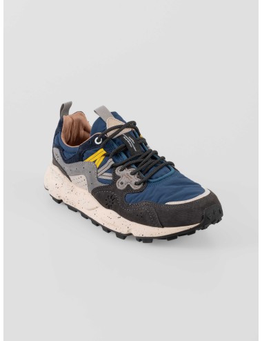 Zapatillas Flower Mountain Yamano 3 hombre Grey-Navy nylon técnico y ante con suela dentada de goma - trekking - MARFRANC