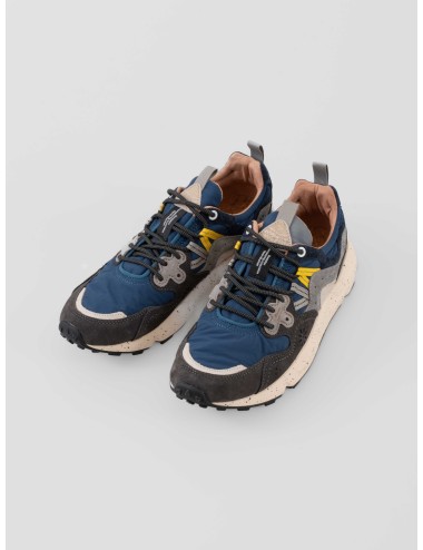 Zapatillas Flower Mountain Yamano 3 hombre Grey-Navy nylon técnico y ante con suela dentada de goma - trekking - MARFRANC