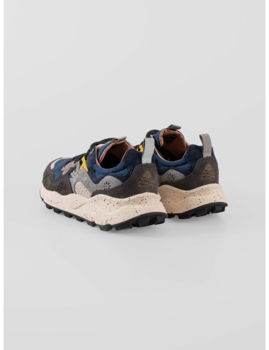 Zapatillas Flower Mountain Yamano 3 hombre Grey-Navy nylon técnico y ante con suela dentada de goma - trekking - MARFRANC