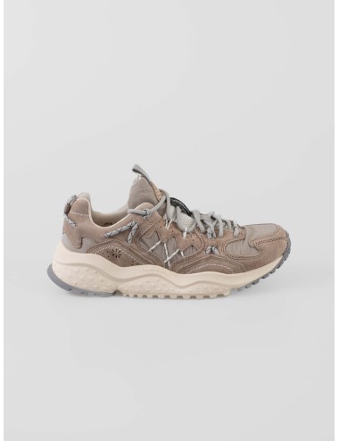 Zapatillas Flower Mountain Yamabushi Uni hombre Light Grey nylon y ante con suela 6 cm dentada estilo trekking - MARFRANC