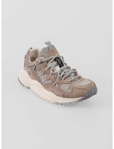 Zapatillas Flower Mountain Yamabushi Uni hombre Light Grey nylon y ante con suela 6 cm dentada estilo trekking - MARFRANC