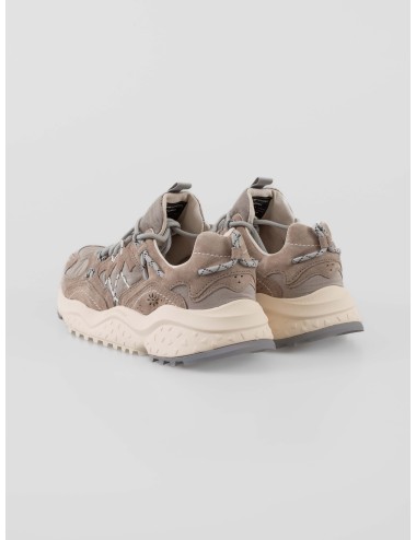 Zapatillas Flower Mountain Yamabushi Uni hombre Light Grey nylon y ante con suela 6 cm dentada estilo trekking - MARFRANC