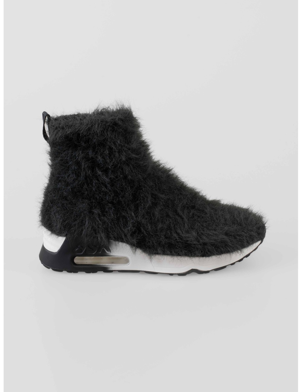 Botín Ash Lana mujer en Greystone efecto peludo tipo fur con diseño slip-on urbano - MARFRANC