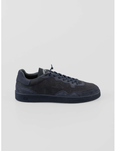 Sneaker P448 Vert F25 hombre en nobuck azul marino Total Blue con perforaciones y suela amber gum - MARFRANC
