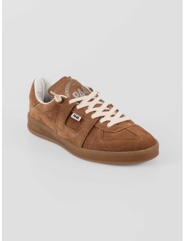 Sneaker P448 Monza 1 mujer en nobuck chocolate (AllChoco) con suela amber gum - MARFRANC