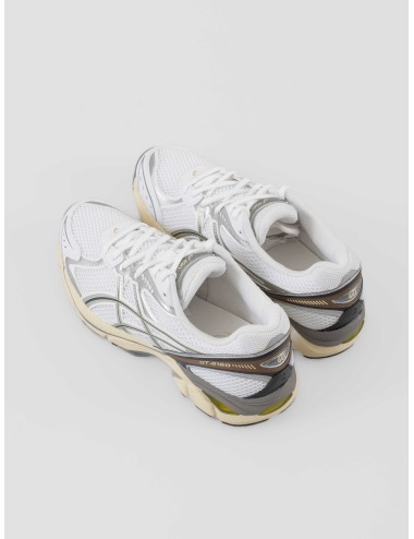 Zapatillas ASICS GT-2160 hombre color White Soft Yellow con amortiguación GEL y diseño retro running disponibles en MARFRANC