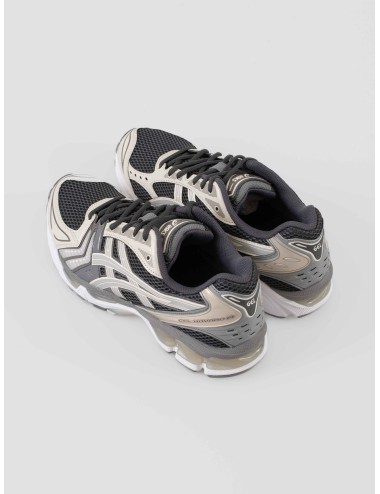 ASICS GEL-KAYANO 14 hombre Obsidian Grey Cement Grey con tecnología GEL™ y diseño retro running de 2000s - MARFRANC