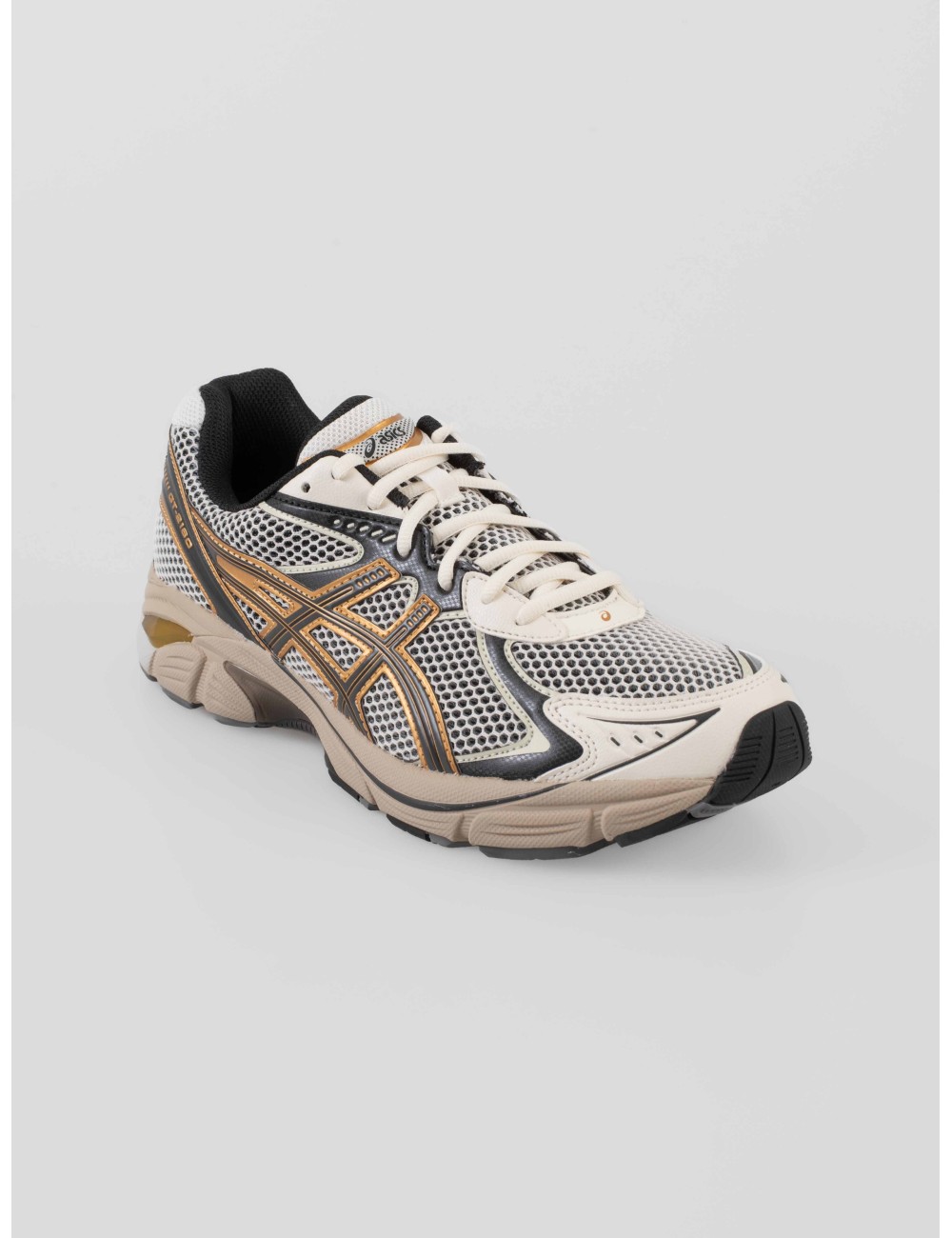ASICS GT-2160 hombre Cream Pure Gold zapatillas retro running con tecnología GEL y soporte Guidance Trusstic - MARFRANC