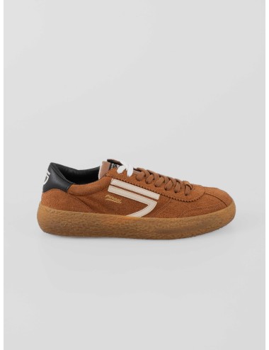 Sneaker Puraai Sigaro 1.01 Vintage hombre en tono sigaro / marrón, diseño eco-friendly con suela reciclada - MARFRANC