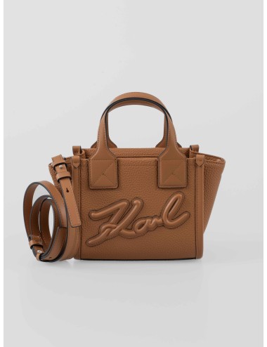 Bolso tote K/SKUARE de Karl Lagerfeld en color Caramel - MARFRANC