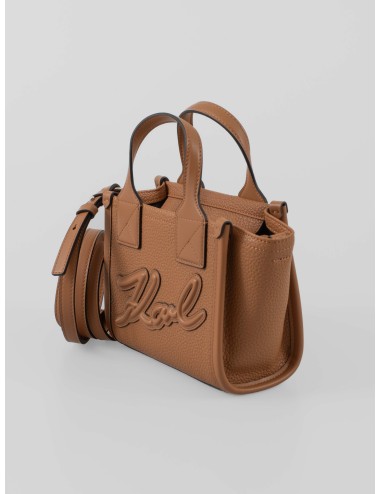 Bolso tote K/SKUARE de Karl Lagerfeld en color Caramel - MARFRANC