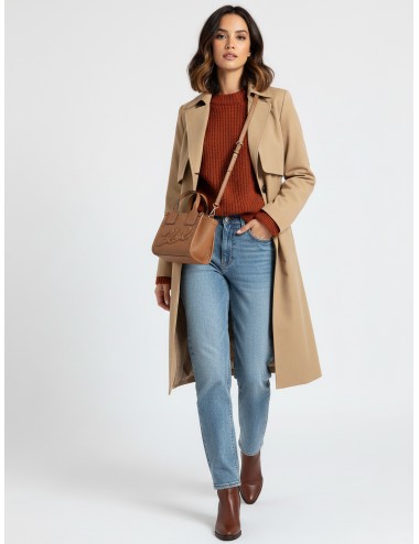 Bolso tote K/SKUARE de Karl Lagerfeld en color Caramel - MARFRANC