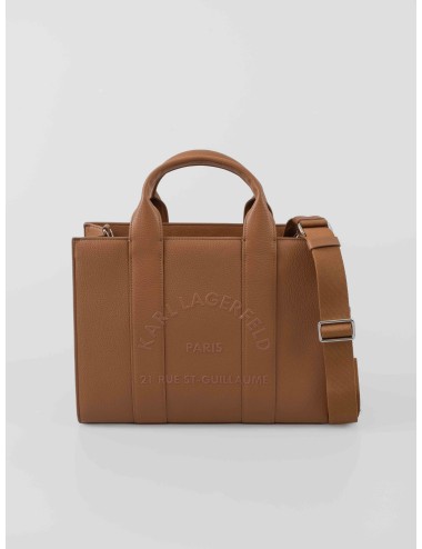 Bolso tote Rue St-Guillaume de Karl Lagerfeld en color Caramel, pensado para mujer - MARFRANC
