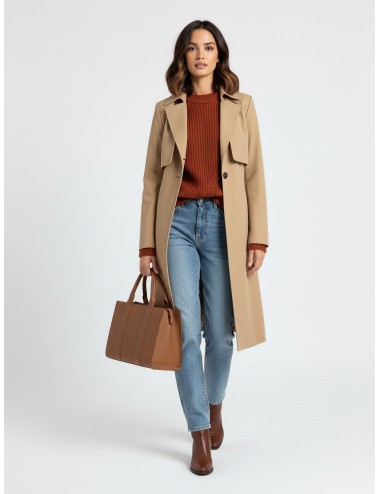 Bolso tote Rue St-Guillaume de Karl Lagerfeld en color Caramel, pensado para mujer - MARFRANC