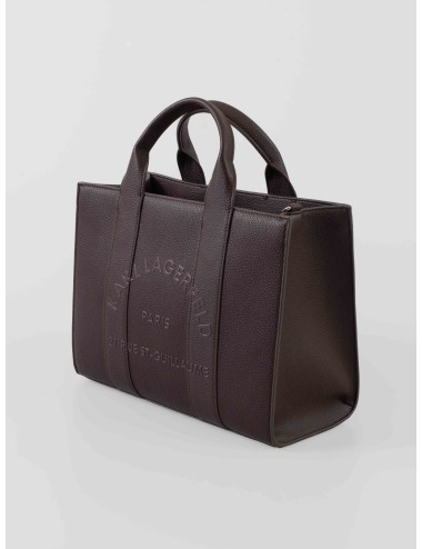 Bolso tote Rue St-Guillaume de Karl Lagerfeld en color Mocha, pensado para mujer - MARFRANC