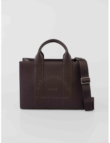 Bolso tote Rue St-Guillaume de Karl Lagerfeld en color Mocha, pensado para mujer - MARFRANC