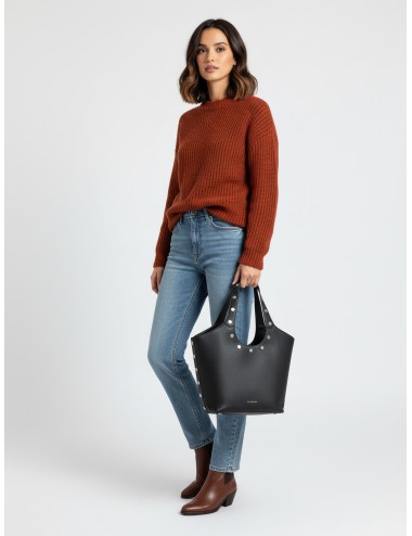 Bolso tote K/Rocky Marais de Karl Lagerfeld en negro, diseñado para mujer - MARFRANC