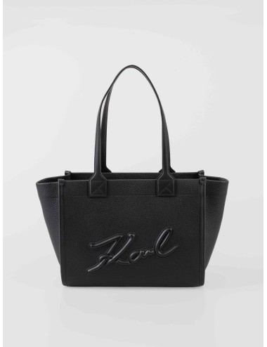Bolso tote K/Rocky Marais en negro de Karl Lagerfeld, pensado para la mujer moderna que busca estilo y funcionalidad - MARFRANC