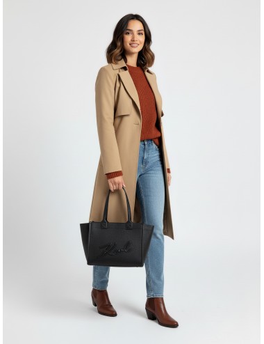 Bolso tote K/Rocky Marais en negro de Karl Lagerfeld, pensado para la mujer moderna que busca estilo y funcionalidad - MARFRANC
