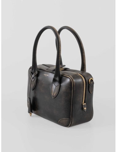 Bolso Vita Bag, Golden Goose, negro, mujer. Fabricado en piel de ovino de primera calidad - MARFRANC