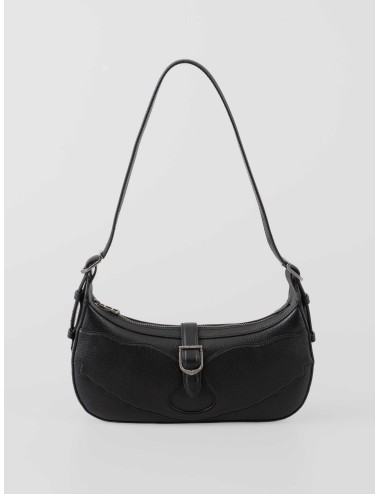 Bolso MOONRISE, ZADIG&VOLTAIRE, negro, mujer. bolso baguette en piel granulada - MARFRANC