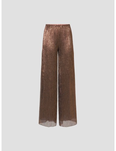 Pantalón de FORTE FORTE en color cobre. Su tejido 100% poliéster - MARFRANC