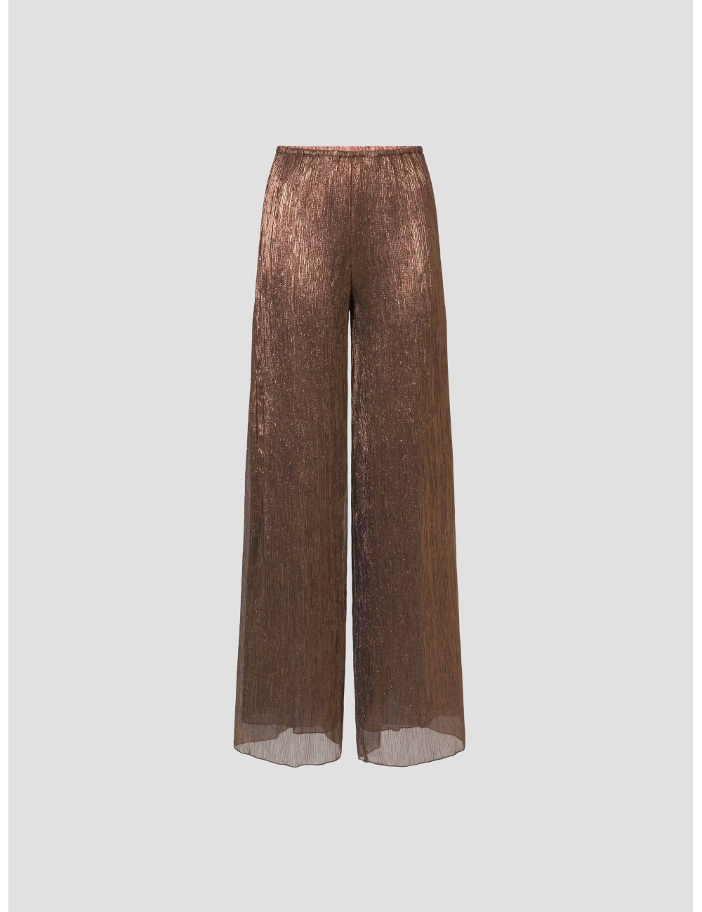 Pantalón de FORTE FORTE en color cobre. Su tejido 100% poliéster - MARFRANC Pantalón de FORTE FORTE en color cobre. Su tejido 100% poliéster - MARFRANC