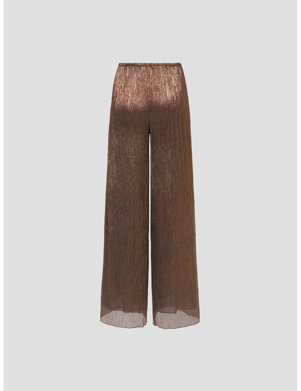 Pantalón de FORTE FORTE en color cobre. Su tejido 100% poliéster - MARFRANC Pantalón de FORTE FORTE en color cobre. Su tejido 100% poliéster - MARFRANC
