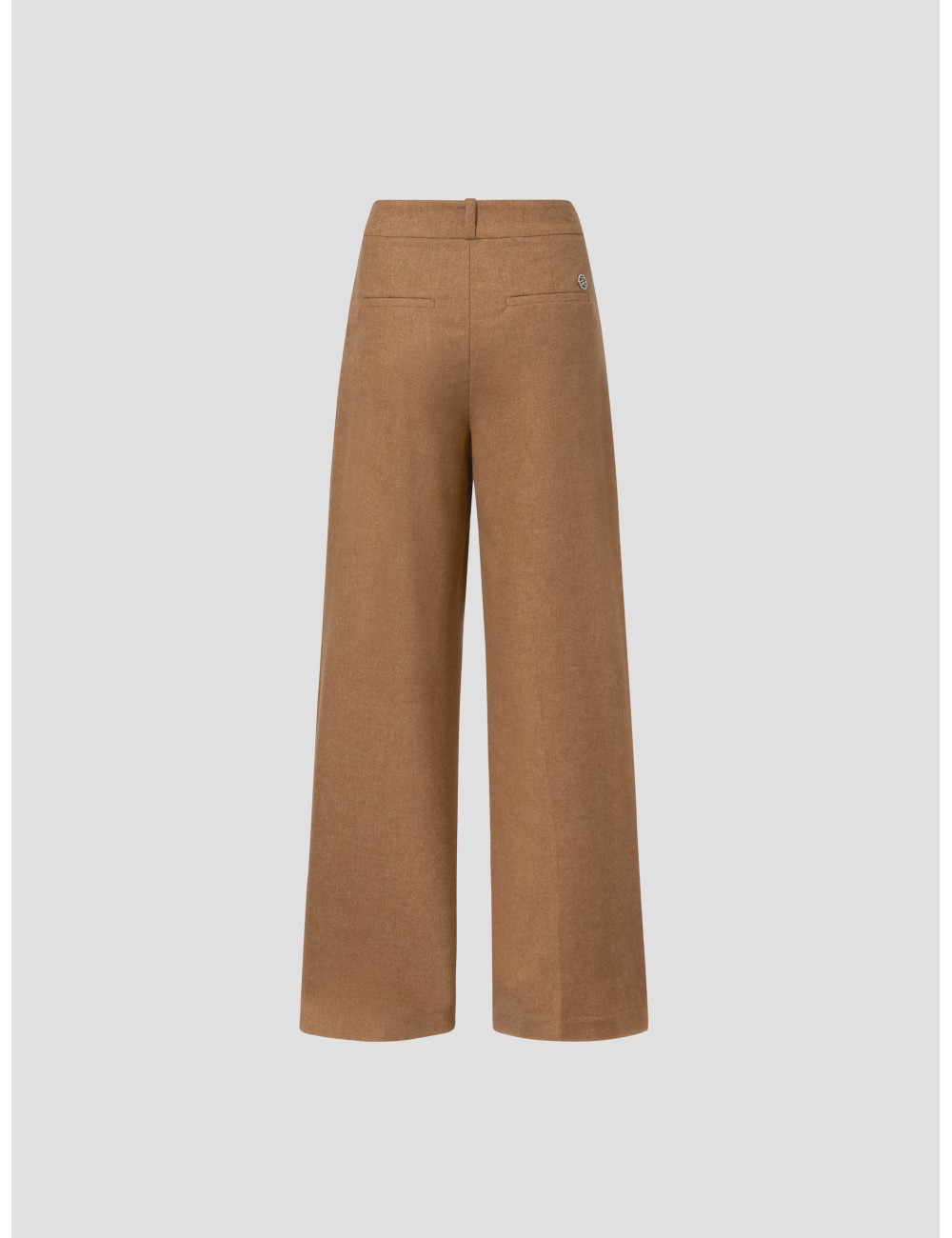 Pantalones de lana de pernera ancha en color marrón de KARL LAGERFELD - MARFRANC Pantalones de lana de pernera ancha en color marrón de KARL LAGERFELD - MARFRANC