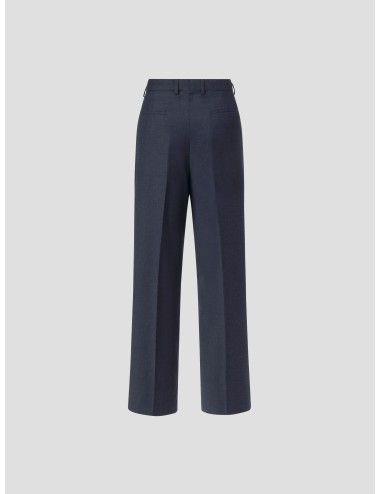 Pantalón de paño Lacoste HH5730 en azul marino para hombre, confeccionado en lana virgen 100% de alta calidad - MARFRANC