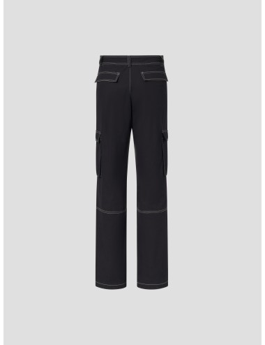 Pantalón cargo BAY CARGO de CARRER en color negro para hombre, confeccionado en 100% algodón de alta calidad - MARFRANC