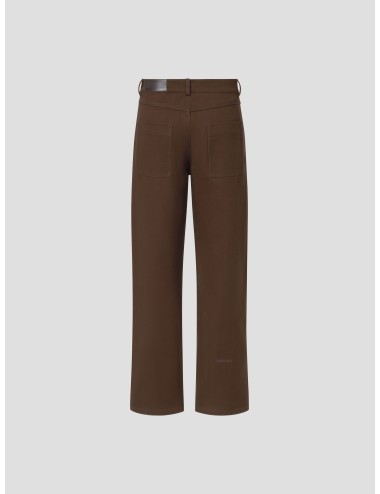Pantalón CERCS de CARRER en color marrón para hombre. Confeccionado en 100% algodón de sarga gruesa - MARFRANC