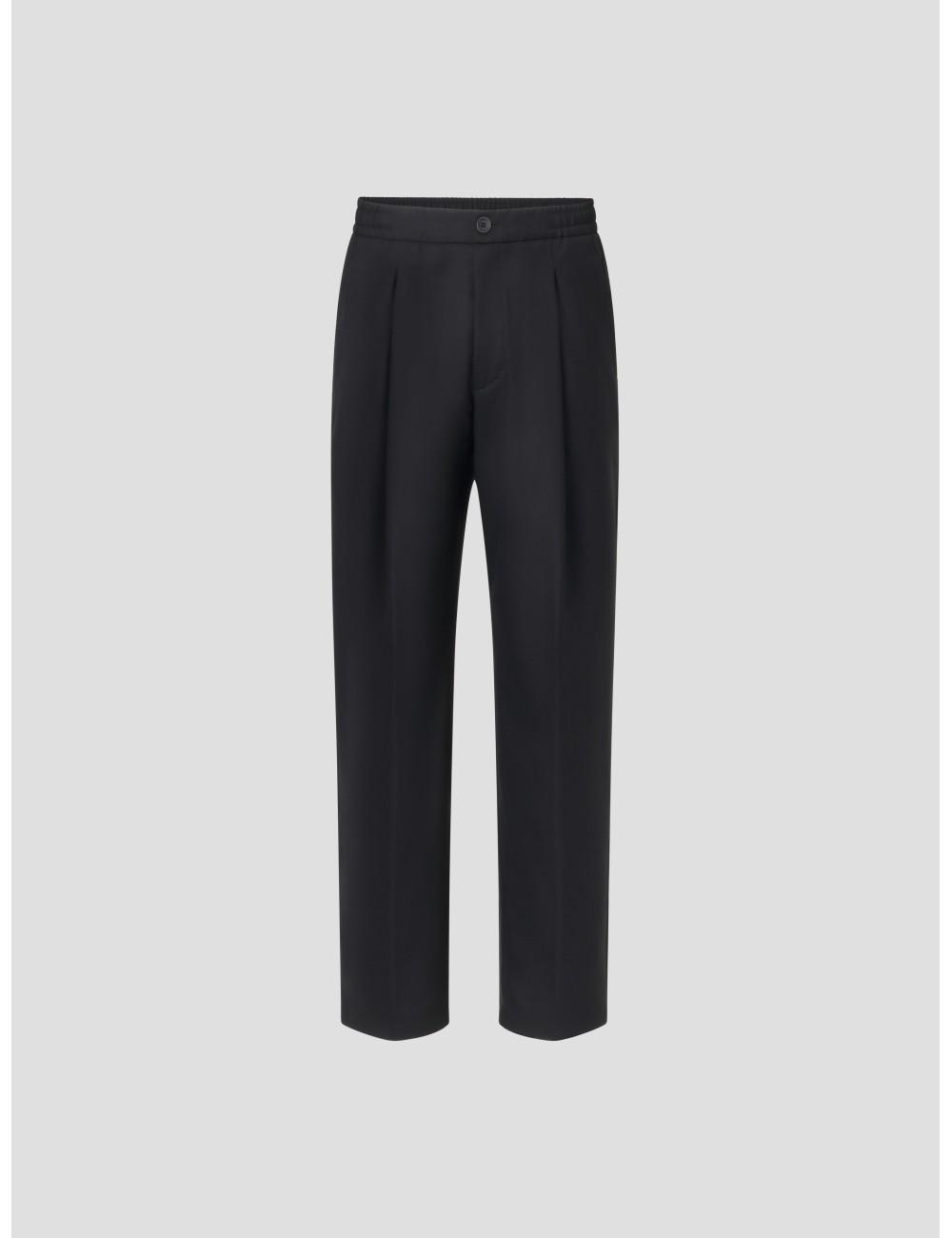 Pantalones de lana fluida Herno en color negro para hombre - MARFRANC Pantalones de lana fluida Herno en color negro para hombre - MARFRANC