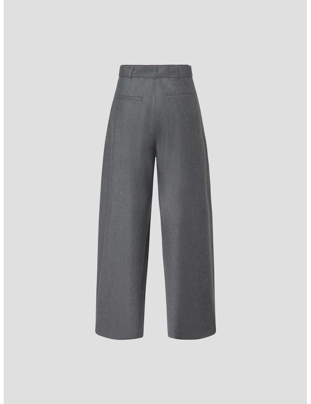 Pantalón amplio de SOEUR en gris para mujer, una versión contemporánea del pantalón sastrero clásico - MARFRANC Pantalón amplio de SOEUR en gris para mujer, una versión contemporánea del pantalón sastrero clásico - MARFRANC