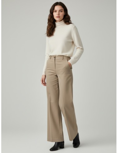 Pantalón palazzo NABUCCO de RRD en color Tabacco para mujer - MARFRANC
