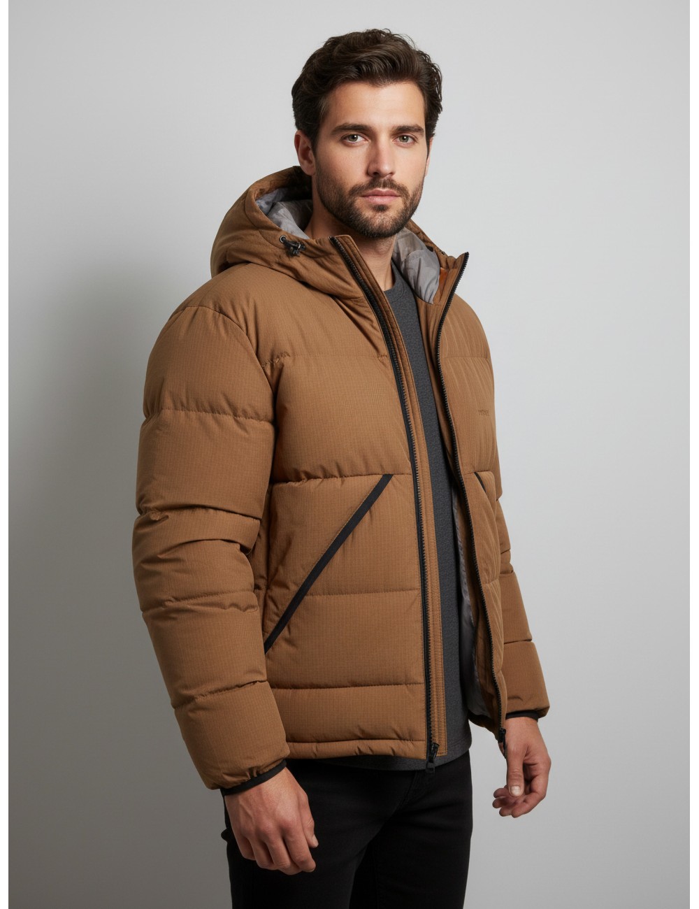 Chaqueta acolchada marrón de Gramicci para hombre - MARFRANC Chaqueta acolchada marrón de Gramicci para hombre - MARFRANC