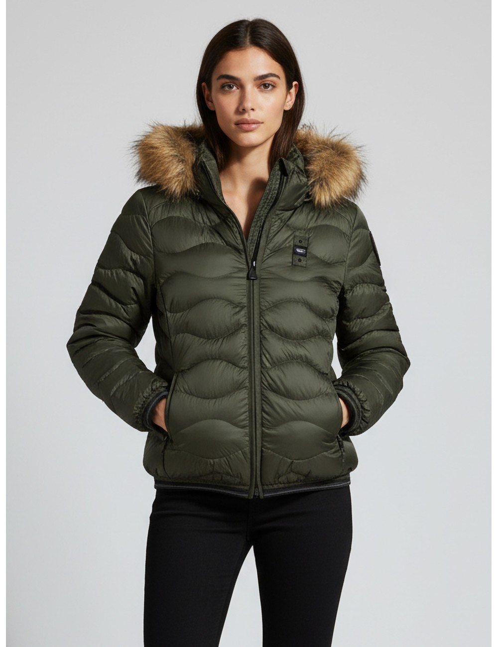 Plumífero ALDIE de Blauer en color verde, diseñado para mujer - MARFRANC Plumífero ALDIE de Blauer en color verde, diseñado para mujer - MARFRANC