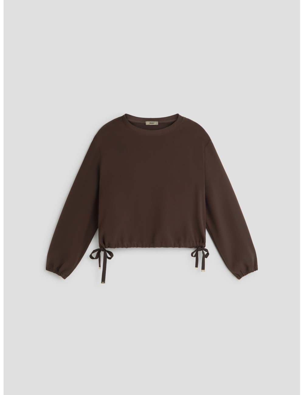 Camiseta manga larga Herno en marrón para mujer - MARFRANC